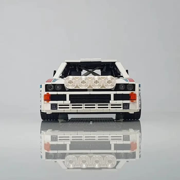 MOC-141377 Rallye Monte Carlo Lancia Supercar 1309PCS Modèle de blocs de construction Jouet créatif d'intelligence Cadeau d'anniversaire
