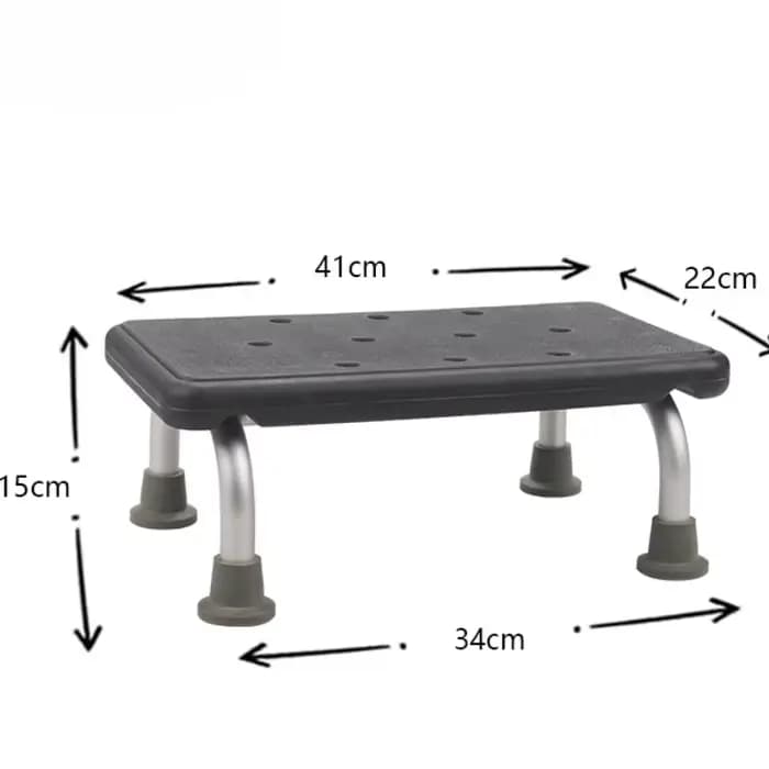 Chaise de bain en aluminium réglable en hauteur