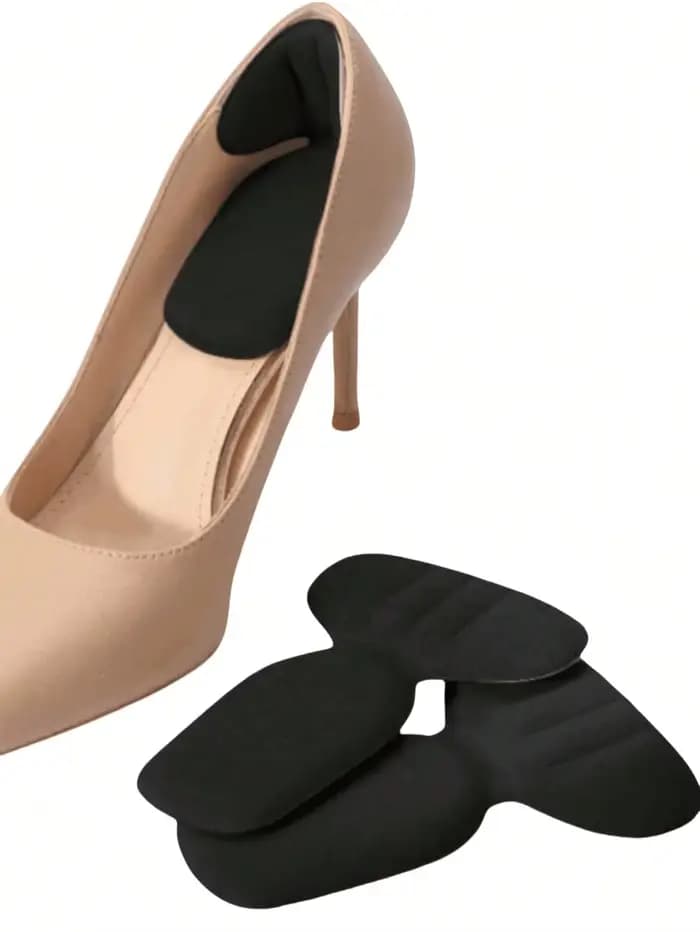 5 paires de coussinets de talon, inserts de chaussures élastiques, grands coussinets de talon pour chaussures, inserts pour hommes et femmes, améliorent l'ajustement et le confort des chaussures, empê