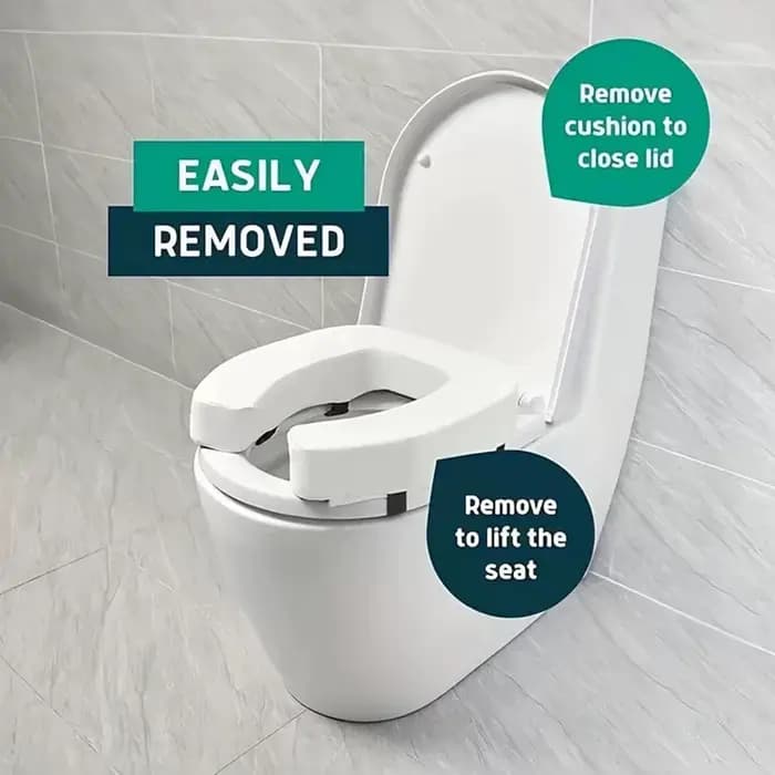 Rehausseur de siège de toilette antidérapant et imperméable