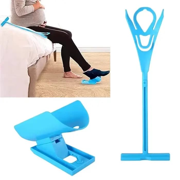 Aide à la mise de chaussettes flexible