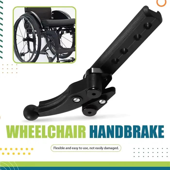 Frein à main pour fauteuil roulant en alliage d'aluminium A60M
