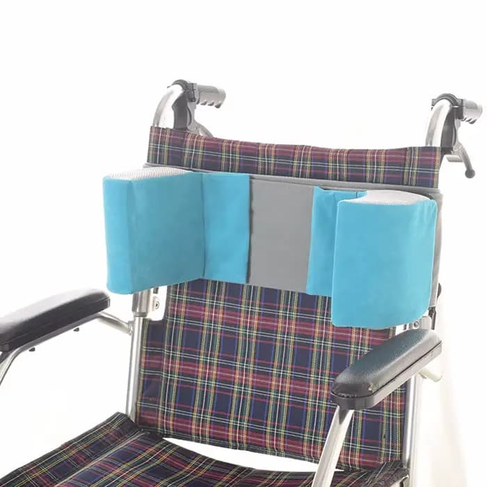 Coussin de position anti-latéral pour fauteuil roulant bloqué
