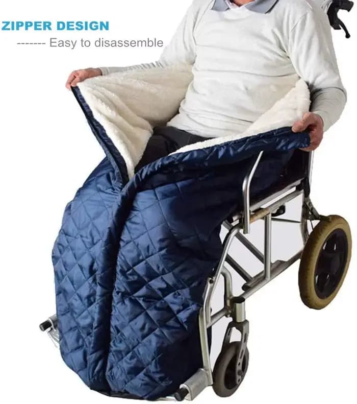 Couverture épaisse pour fauteuil roulant