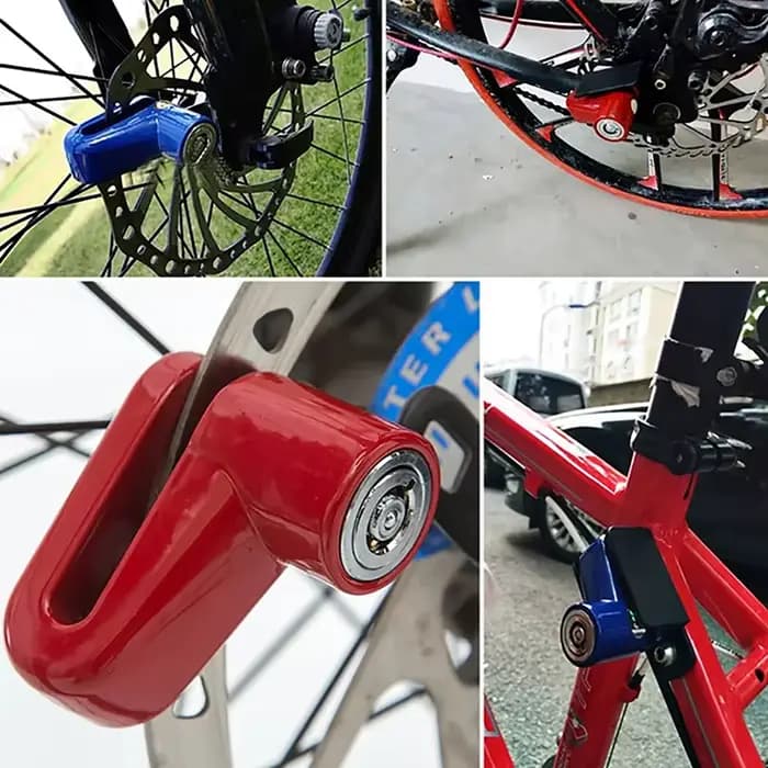 Serrure antivol pour frein à disque de scooter électrique