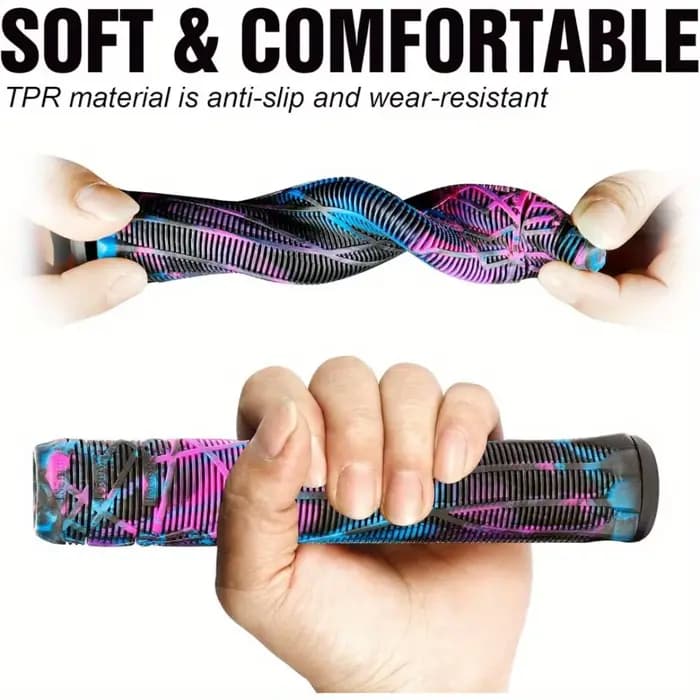2 sangles de guidon de scooter avec poignées souples