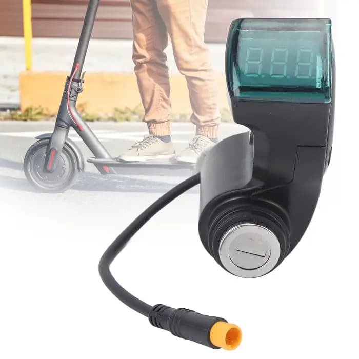 Verrouillage de l'interrupteur à affichage numérique pour scooter électrique