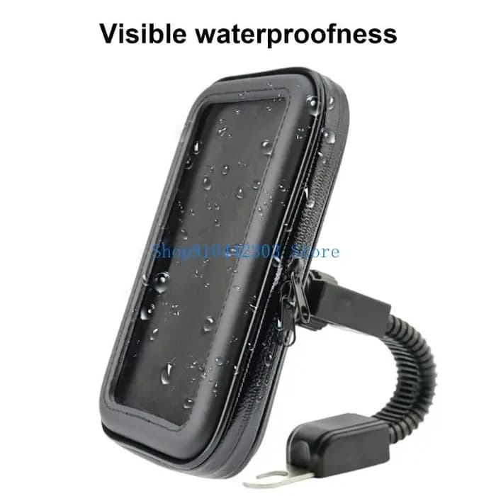 Support téléphone L4MD pour les scooters Sterproping sécurisé Hold Pu Phone Storage