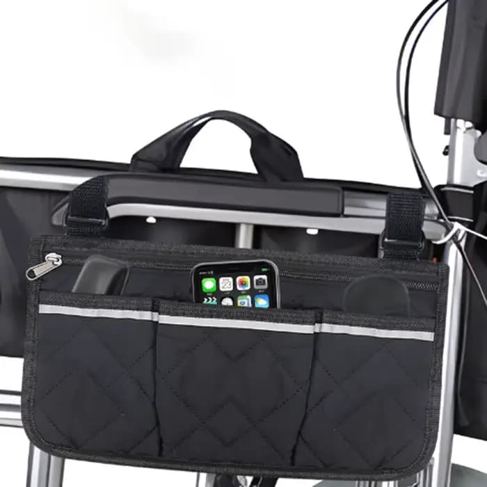Sac d'accoudoir latéral pour fauteuil roulant