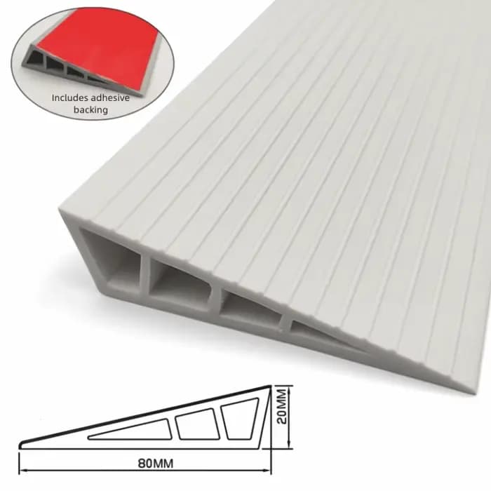 Rampes de transition souples pour tapis et carrelage