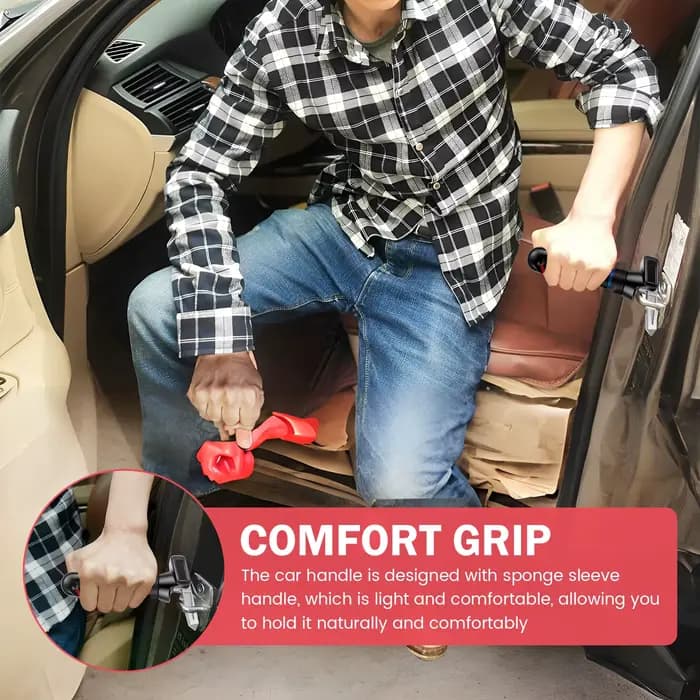 1/2 pièces poignée de voiture canne véhicule porte barre d'appui support aide Portable outil d'aide à la mobilité accessoire automobile pour enfants personnes âgées