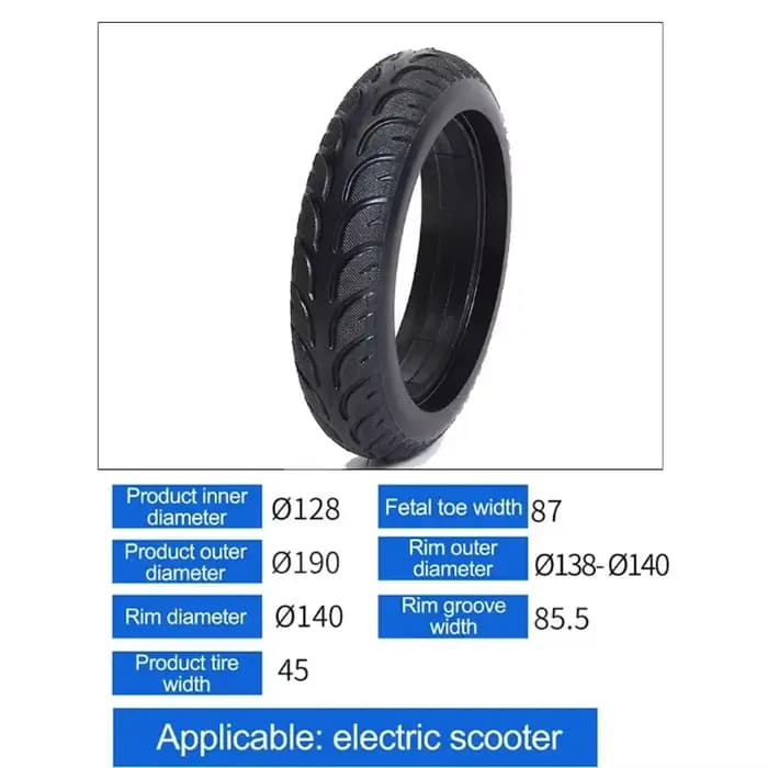 Roue Solide pour Scooter Électrique