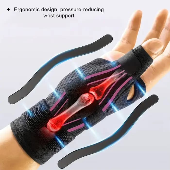 Attelle de pouce réglable pour l'arthrite