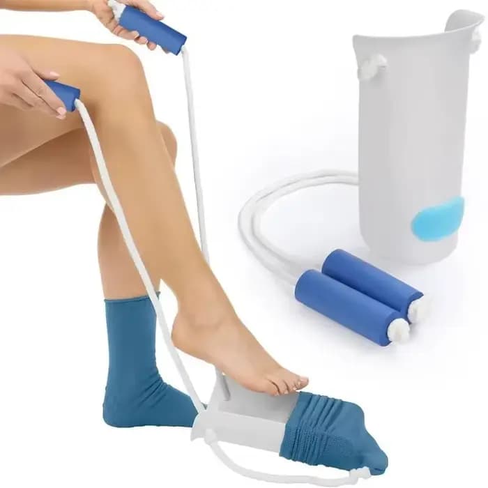 Pas de flexion aide à la chaussette facile à mettre et à enlever curseur de bas Donner dispositif d'aide à la traction