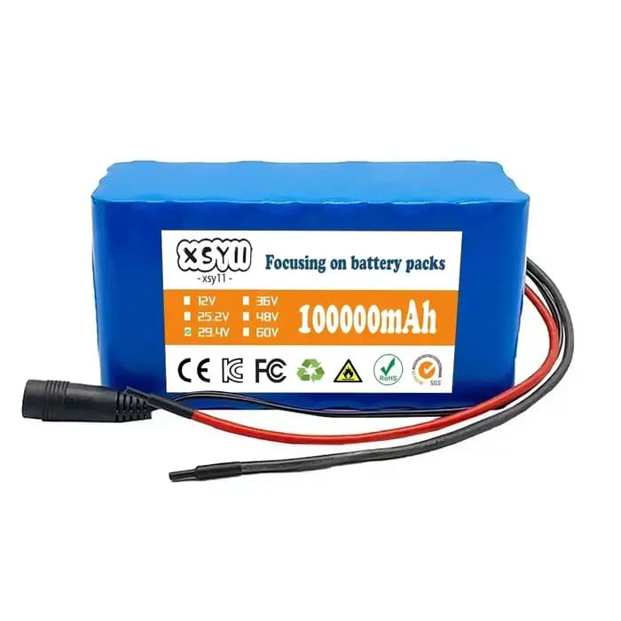 24V 7S3P 100000 Batterie Li-ion mAh 18650 29.4V pour fauteuil roulant