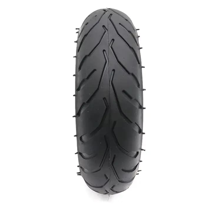 Scooter électrique 90/65-6.5, pneu à rayures rouges et vertes de 11 pouces, moyeu en aluminium avant et arrière 90/65-6.5