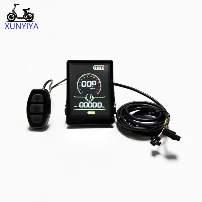 Écran LCD couleur pour trottinette électrique 24V/36V/48V/60V