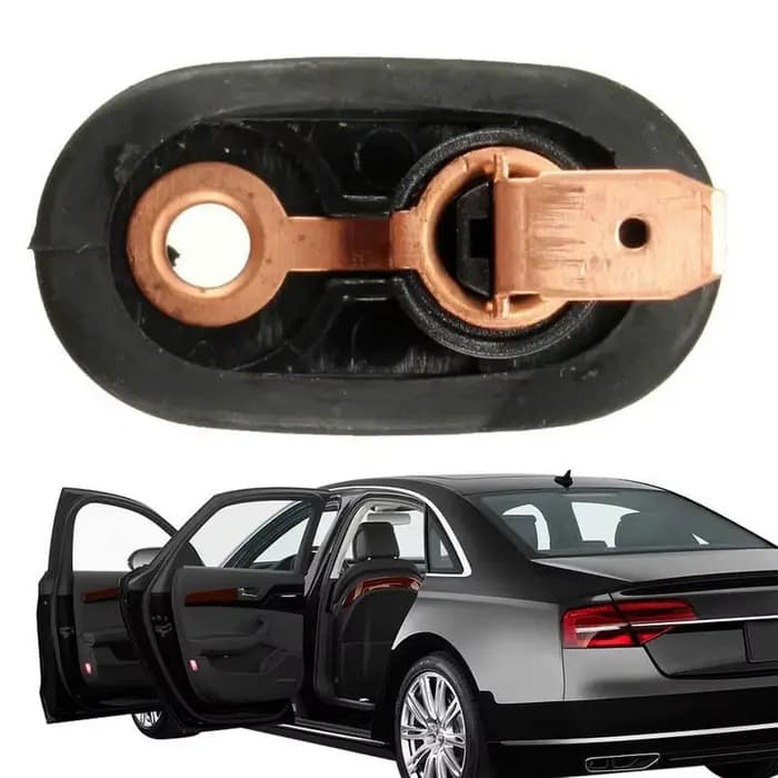 Joli d'éclairage de brouillage de porte de voiture, interrupteur de lampe de porte intérieure automatique, bouton d'éclairage de courtoisie de véhicule, noir, universel