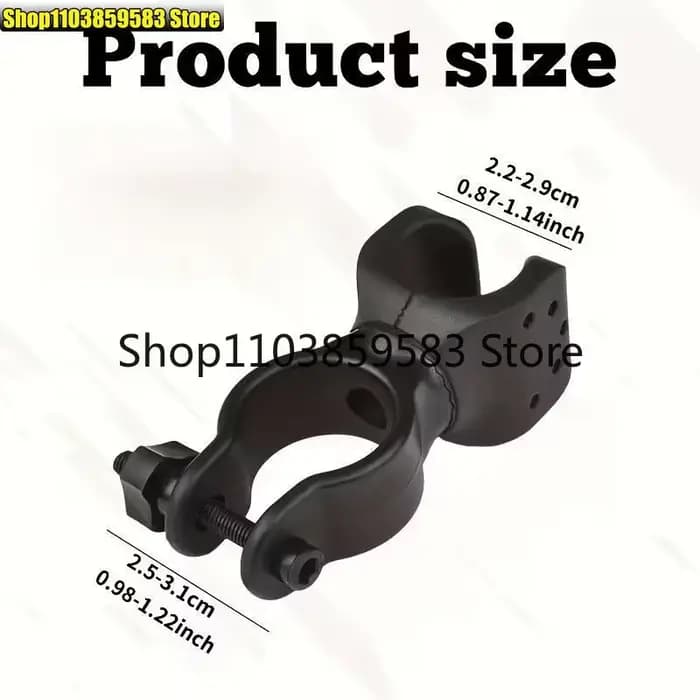 Support de canne pour fauteuil roulant (lot de 2)