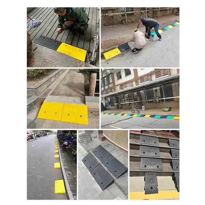 Rampe de seuil antidérapante PE Kerb