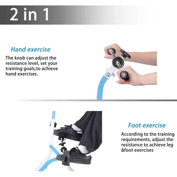 Vélo d'exercice à pédales pour seniors – Appareil de physiothérapie pour les mains