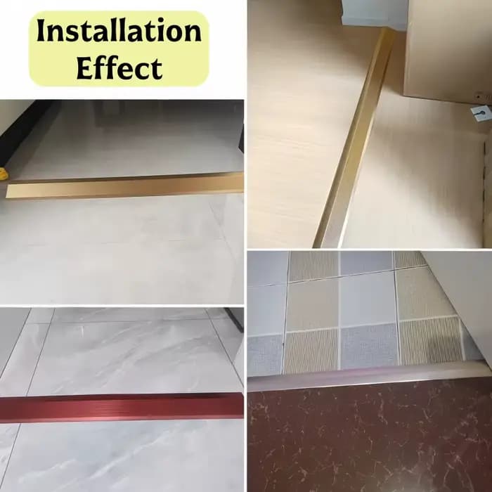 Rampe de seuil d'escalier antidérapante en profilé aluminium 10-30mm