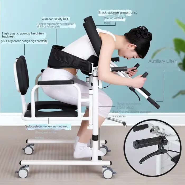 Chaise de transfert d'ascenseur de Patient