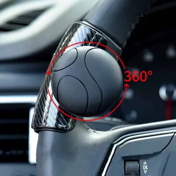 Bouton rotatif de volant à une main