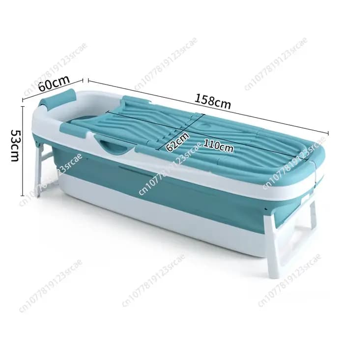 Baignoire pliable pour adulte, épaissie, pour vapeur corporelle complète, extra longue et grande, utilisable assise ou allongée à domicile