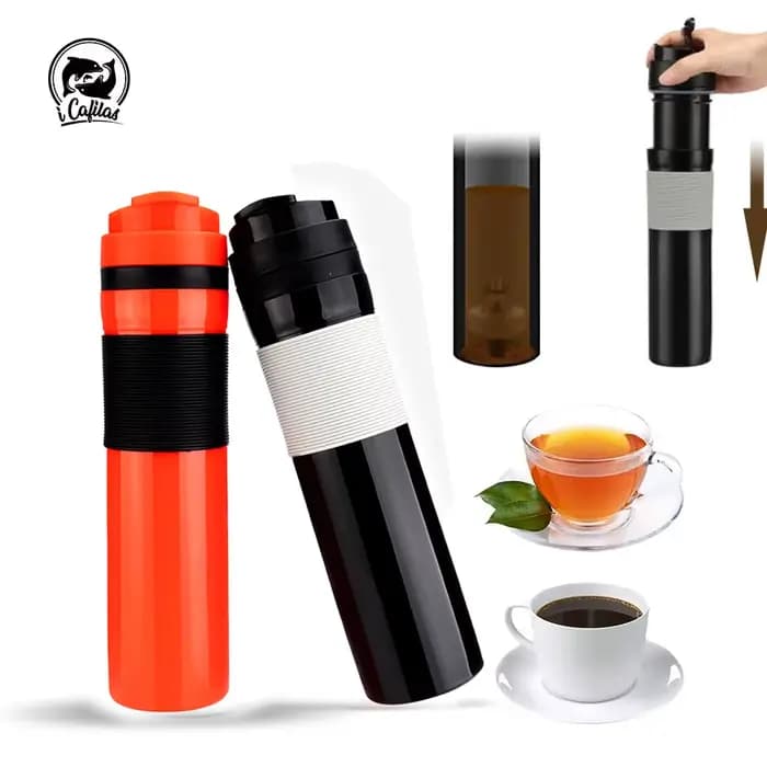 ICafilas 350ML café thé Portable presse française cafetière bouteille