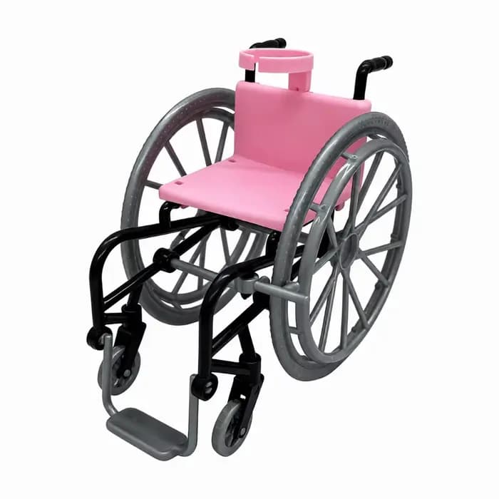 Fauteuil roulant miniature à l'échelle 1/6