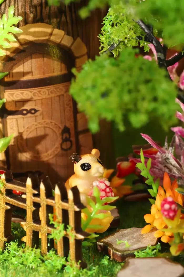 Kit de maison de poupée miniature en bois à monter soi-même, meubles de maison de poupée, modèle artisanal à assembler, jouets, cadeaux d'anniversaire