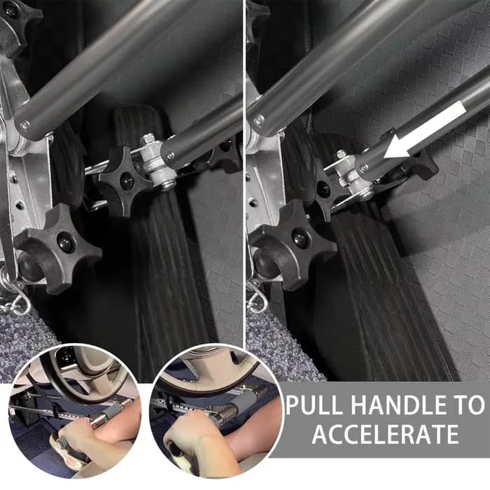 1 ensemble de dispositif de commande manuelle pour voiture pour les conducteurs handicapés