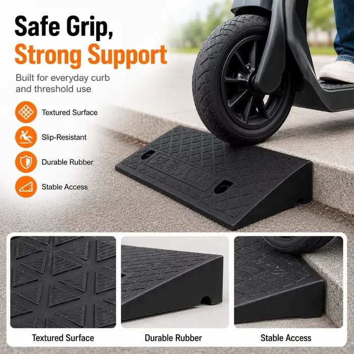 Rampe de seuil portable de 3 à 10 cm