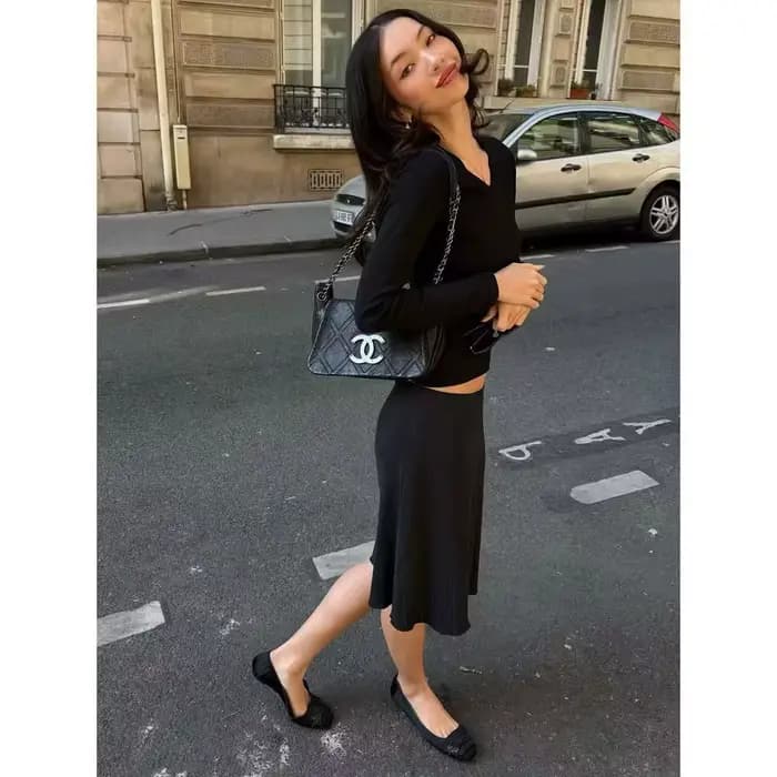 COUCOU La jupe slip noire et blanche