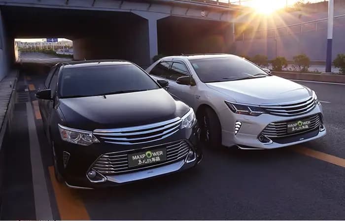 MONTFORD – calandre avant en ABS chromé pour Toyota Camry 2015 2016, calandre avant modifiée, brillant, maille centrale, accessoires de voiture