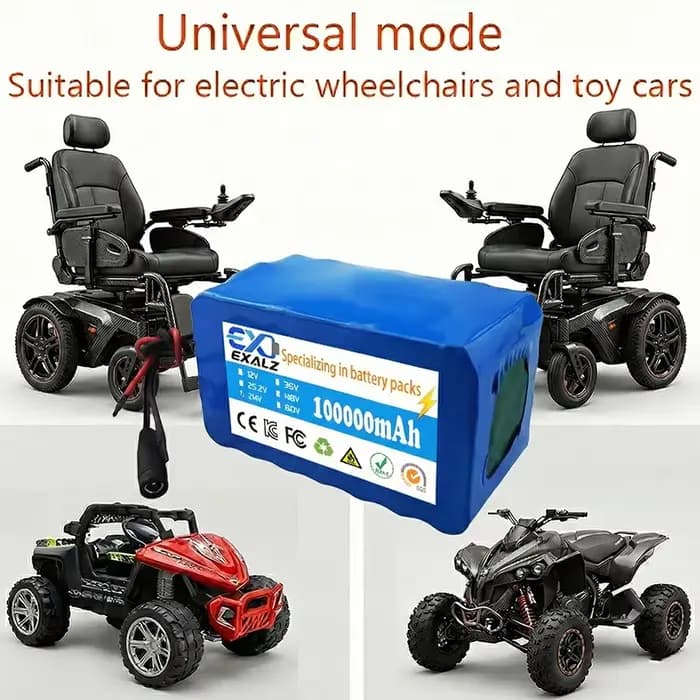 Batterie au lithium pour fauteuil roulant électrique 24V