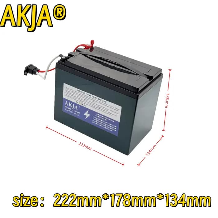 Batterie rechargeable 72V 20Ah 60V 48V avec protection contre les surcharges BMS