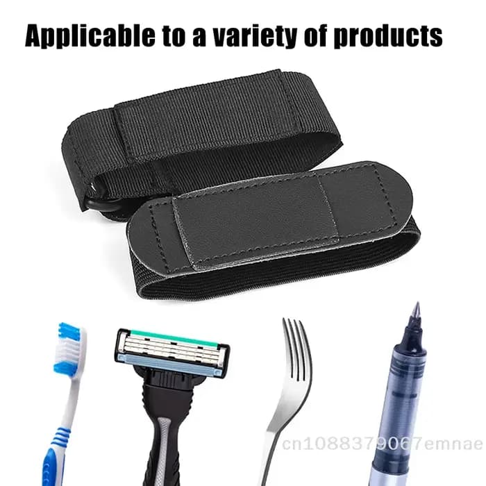 Sangle élastique de maintien pour ustensiles de table