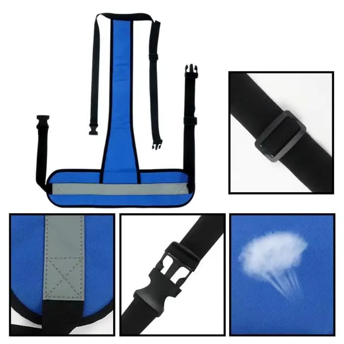Ceinture de sécurité réglable pour fauteuil roulant