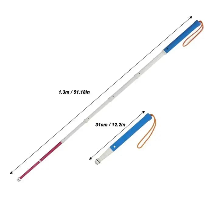 Canne de Marche Aveugle Pliable