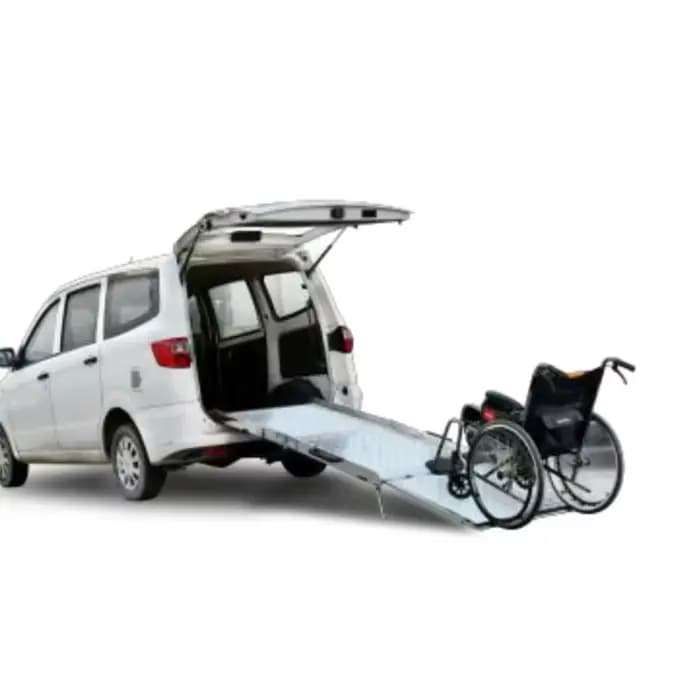 Rampe de levage manuelle en aluminium pour fauteuil roulant de voiture