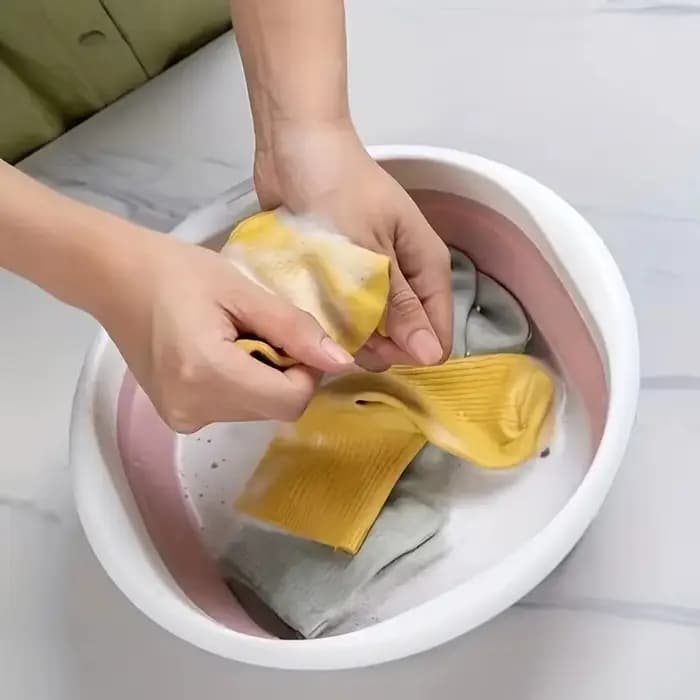Bassin de bain de pieds pliable
