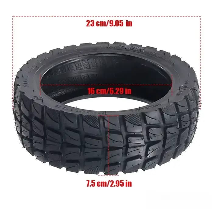 Pneu de trottinette tout-terrain 10 pouces 10x2.75-6.5