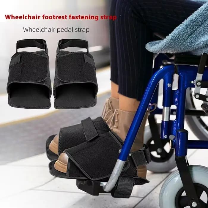 Ceinture porte-chaussures pour fauteuil roulant