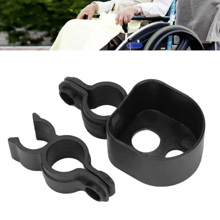 Support de anciers de marche pour fauteuil roulant