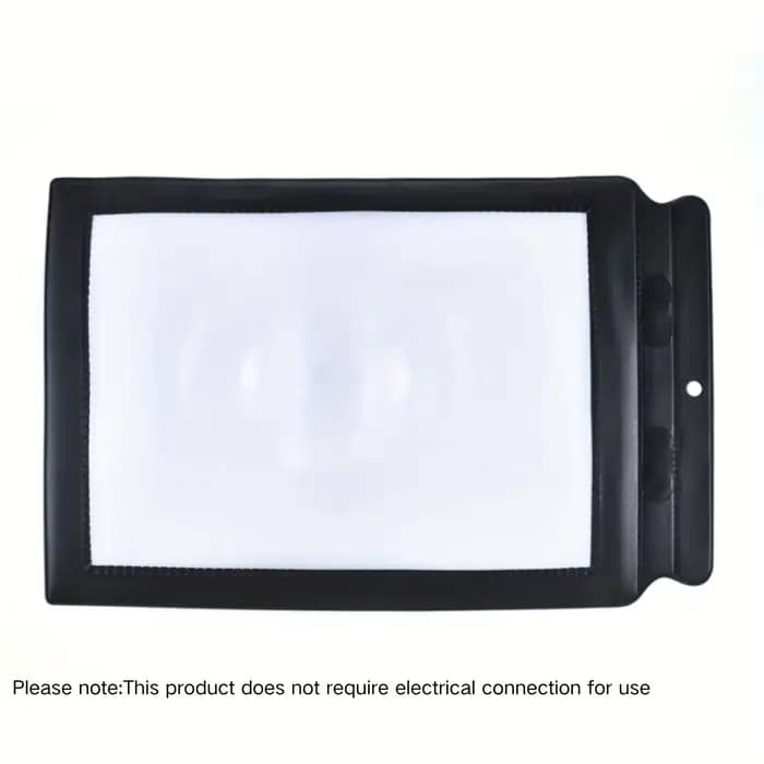Loupe grossissante 3X de grande taille - Aide à la lecture portable à vision complète pour les personnes âgées