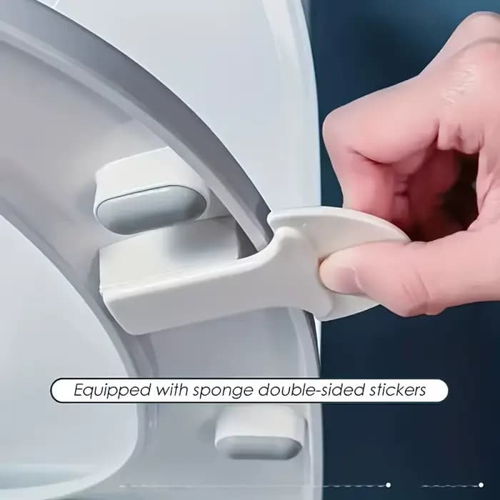 Poignée de siège de toilette pratique pour une utilisation dans la salle de bain