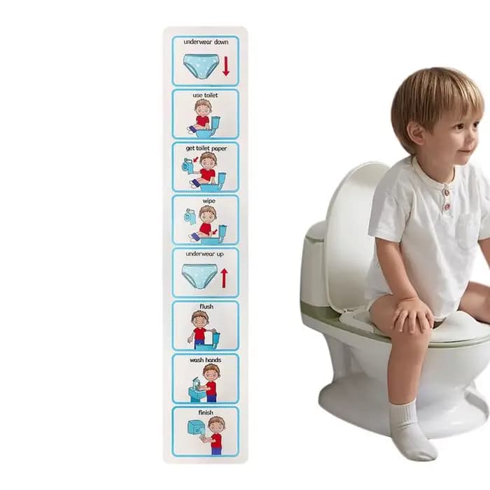 Tableau d'entraînement aux toilettes