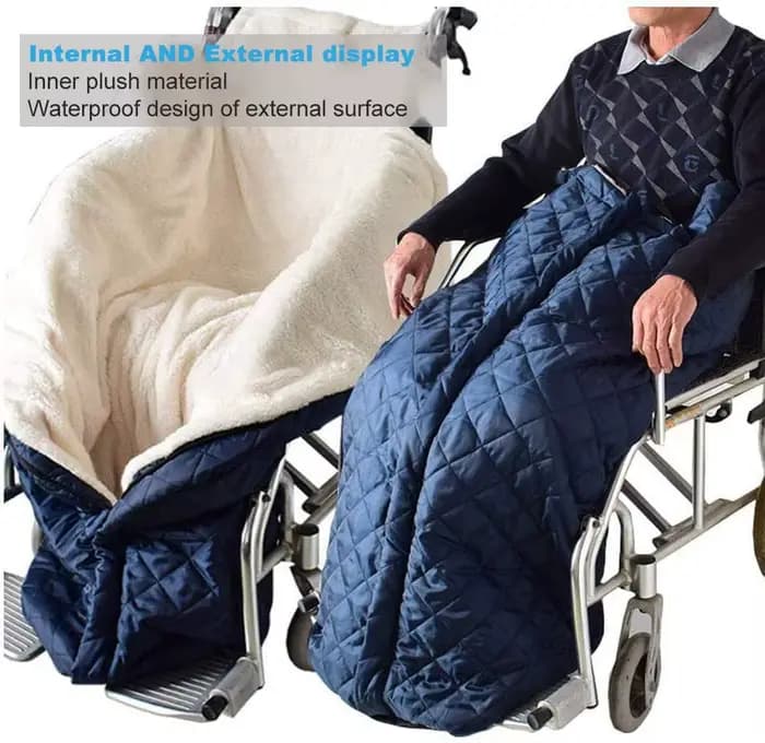 Couverture épaisse pour fauteuil roulant